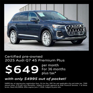 2025 audi cpo q7 offer