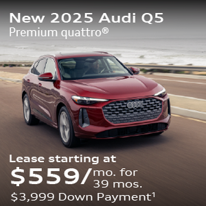 New 2025 Audi Q5 Premium quattro® Lease starting at $559/mo. for  39 mos. $3,999 Down Payment