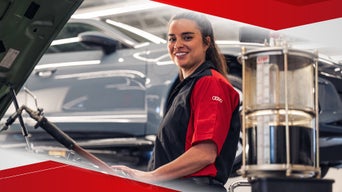 Image of Audi vehicle parts.