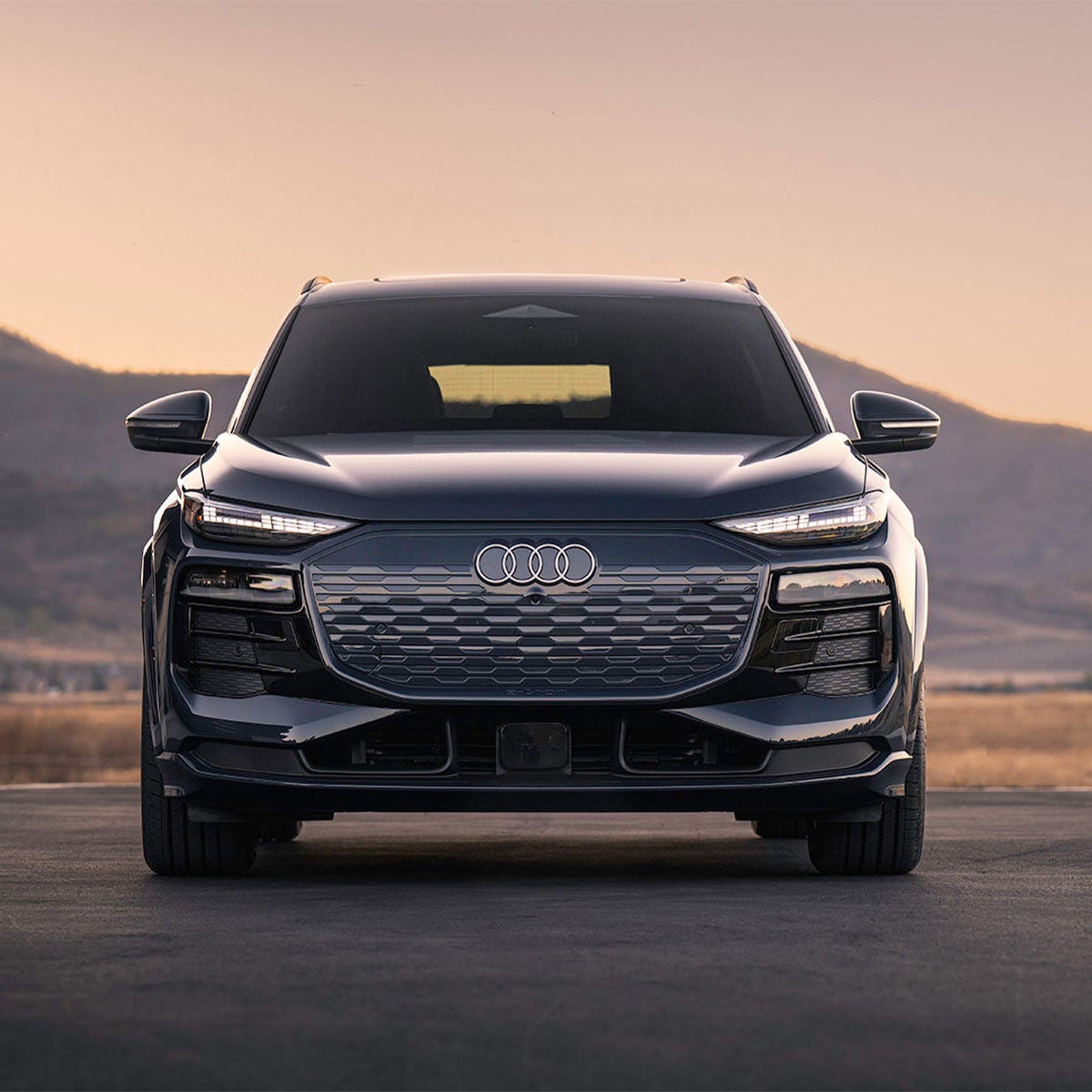 Front view of a New Audi