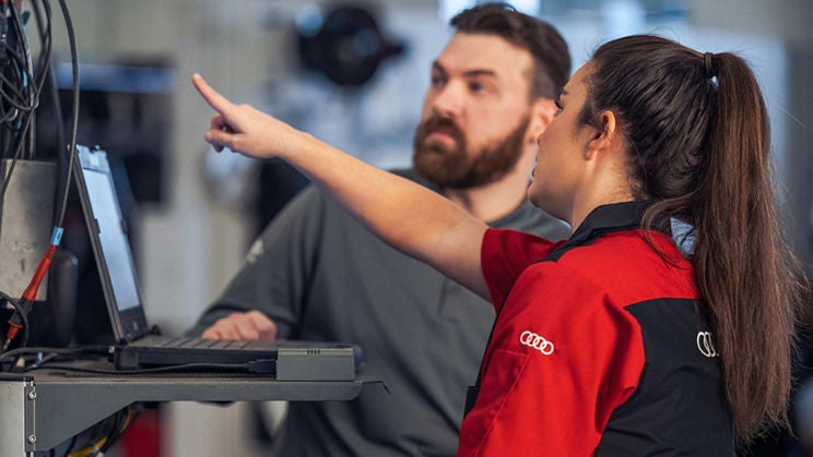 Service technicians.