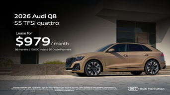 Lease The Audi Q8 In Manhattan NY Today