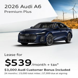 2026 Audi A6 Sedan Premium Plus parked
