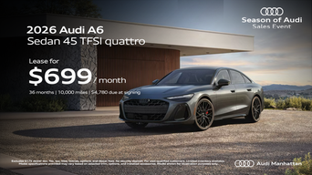 Lease The Audi A6 In Manhattan NY Today