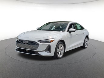 Side profile view of Audi A5 Premium