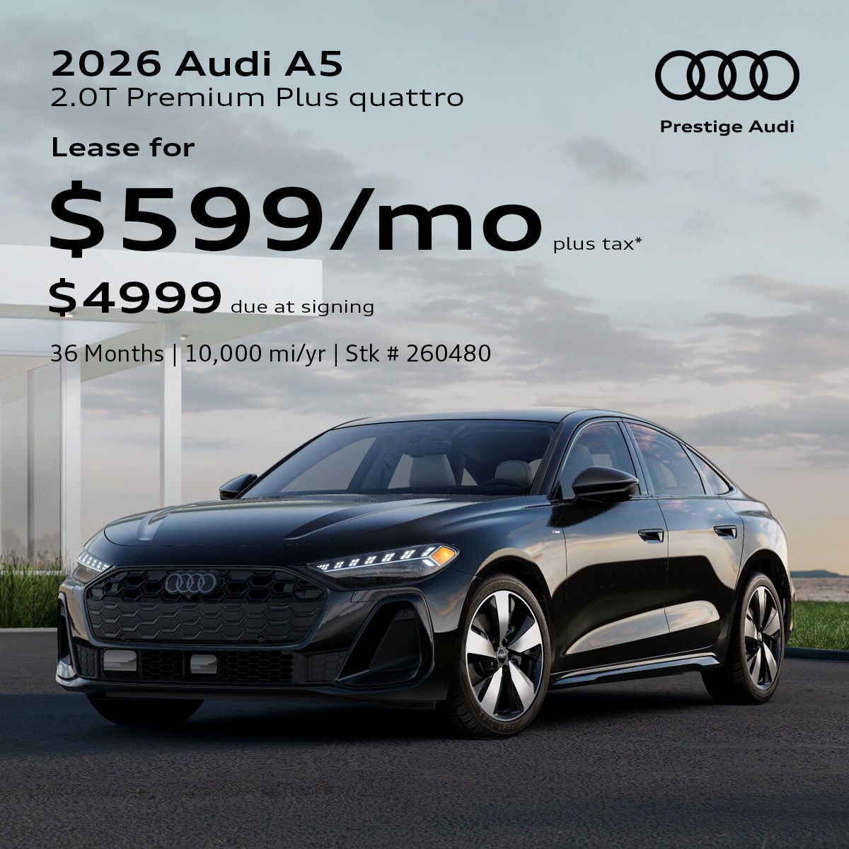 2026 Audi A5 Lease Offer