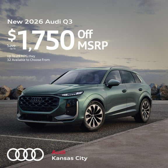 New 2026 All-New Audi Q3 Save Up To $1,750 off MSRP Up To 29 MPG Hwy 32 Available to Choose From