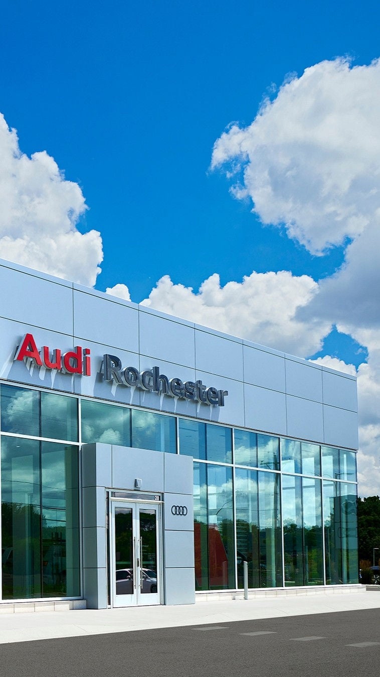 Exterior view of Audi Rochester.