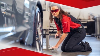 Image of Audi wheel.