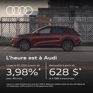 Promotions Septembre 2026 Audi Lévis.