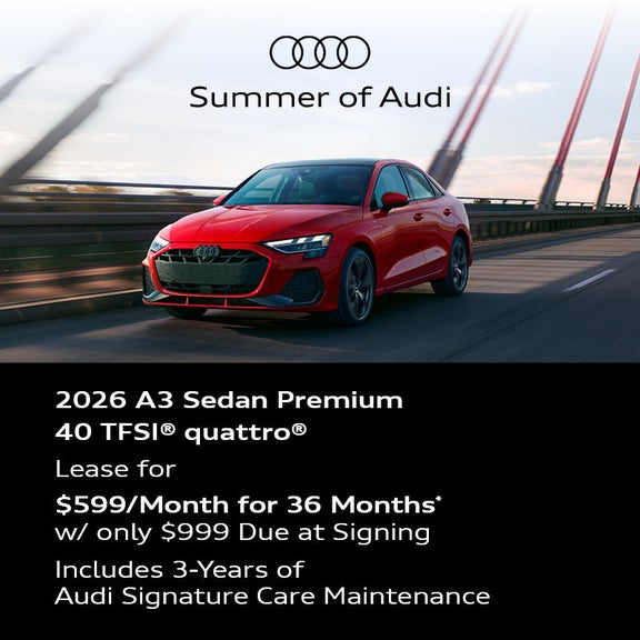 2026 A3 Sedan Premium 40 TFSI® quattro®