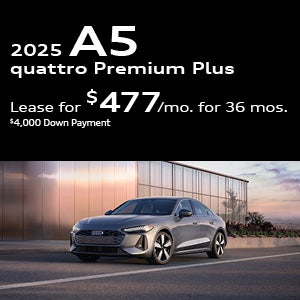 Offer for the 2025 Audi A5.