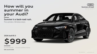 2026 Audi RS 3 lease special