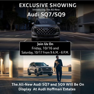 We will be exclusively showing the all-new Audi SQ7 and SQ9 this Friday and Saturday from 9am to 6pm
