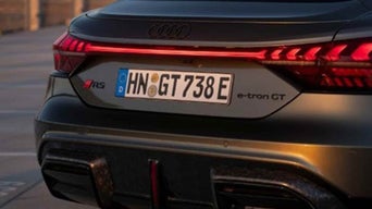 Vue arrière de l’Audi RS Tron