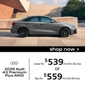 Side view of 2026 Audi A3 Sedan