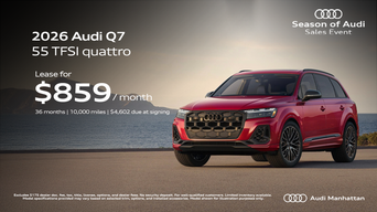 Lease The Audi Q7 In Manhattan NY Today