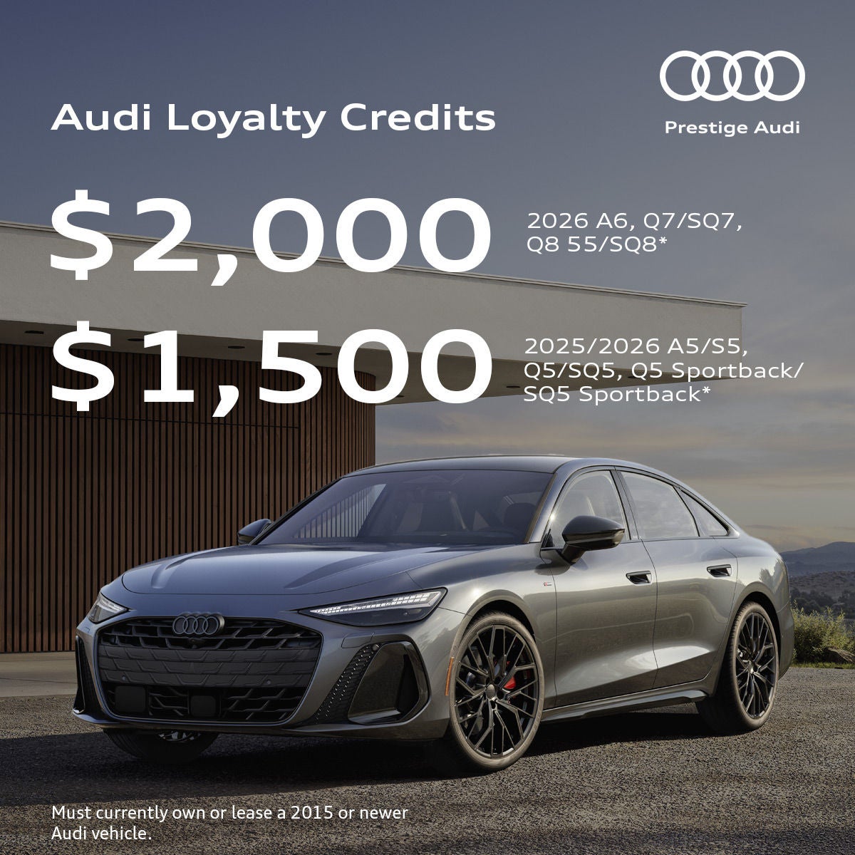 Audi Loyalty Credit