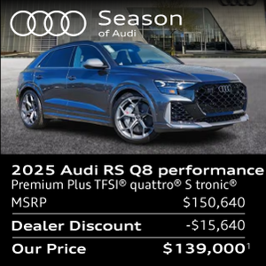 2025 Audi RS Q8 performance Premium Plus TFSI® quattro® S tronic®