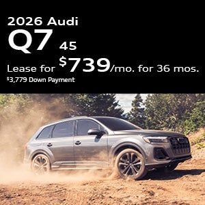 Offer for the 2026 Audi Q7.