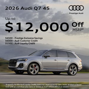 2026 Audi Q7 45 Discount Offer