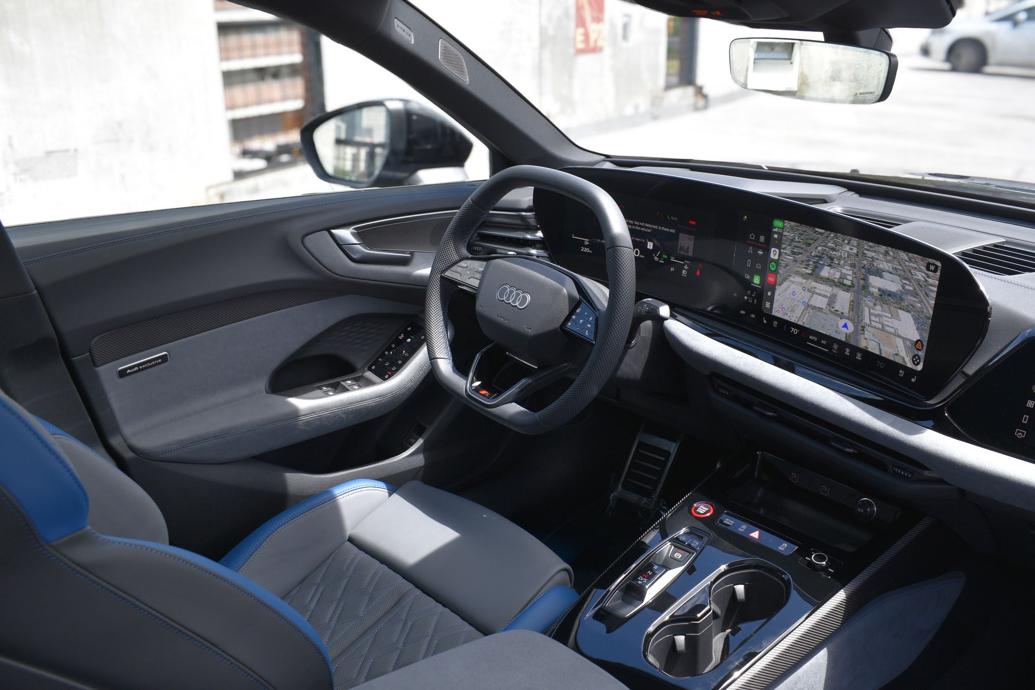 Profile view of Audi A5 Sedan.