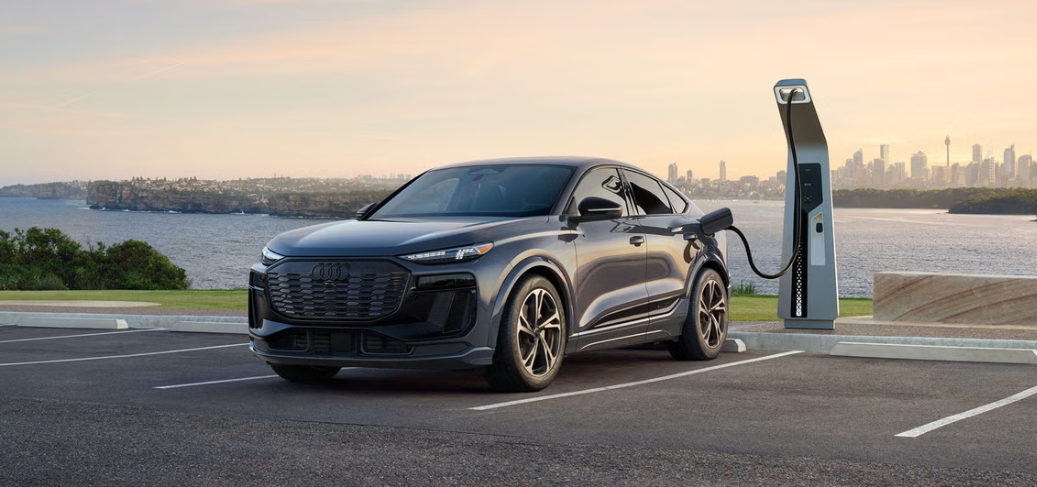 Exterior of a 2027 Audi Q6 Sportback e-tron