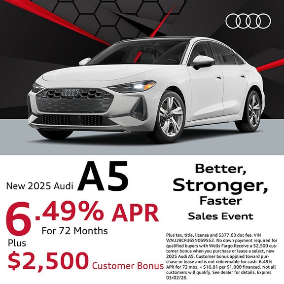 New 2025 Audi A5