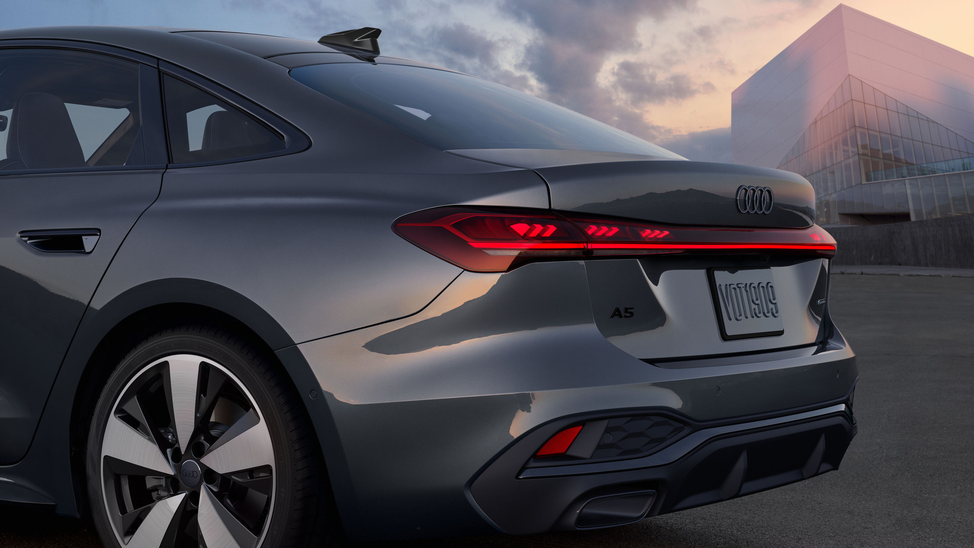 Rear bumper of the 2026 Audi A5