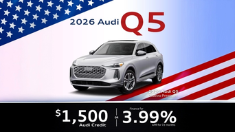 Side profile view of an Audi Q5. 