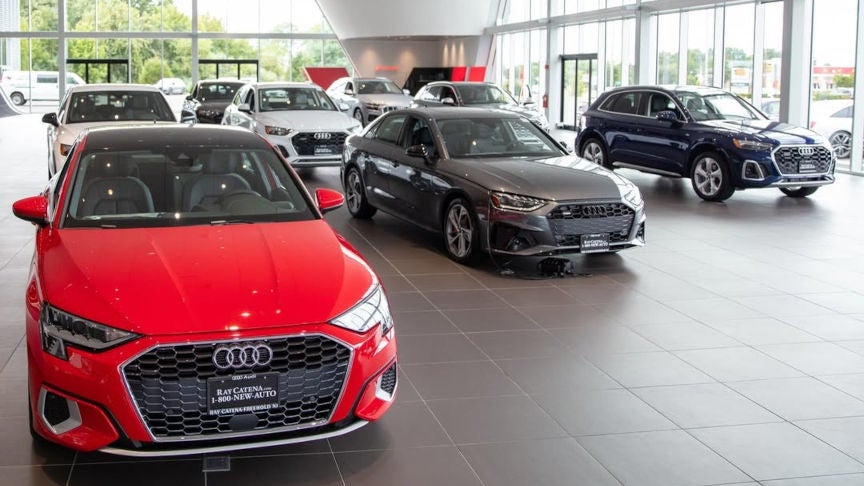 Image of the interior of New Jersey Audi dealership, Audi Freehold.