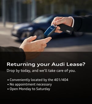 Audi Lease Return at Audi Midtown Toronto