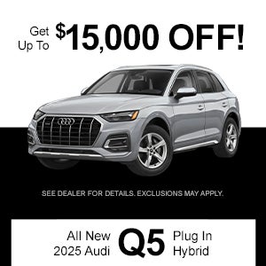 Side view of an Audi Q5.