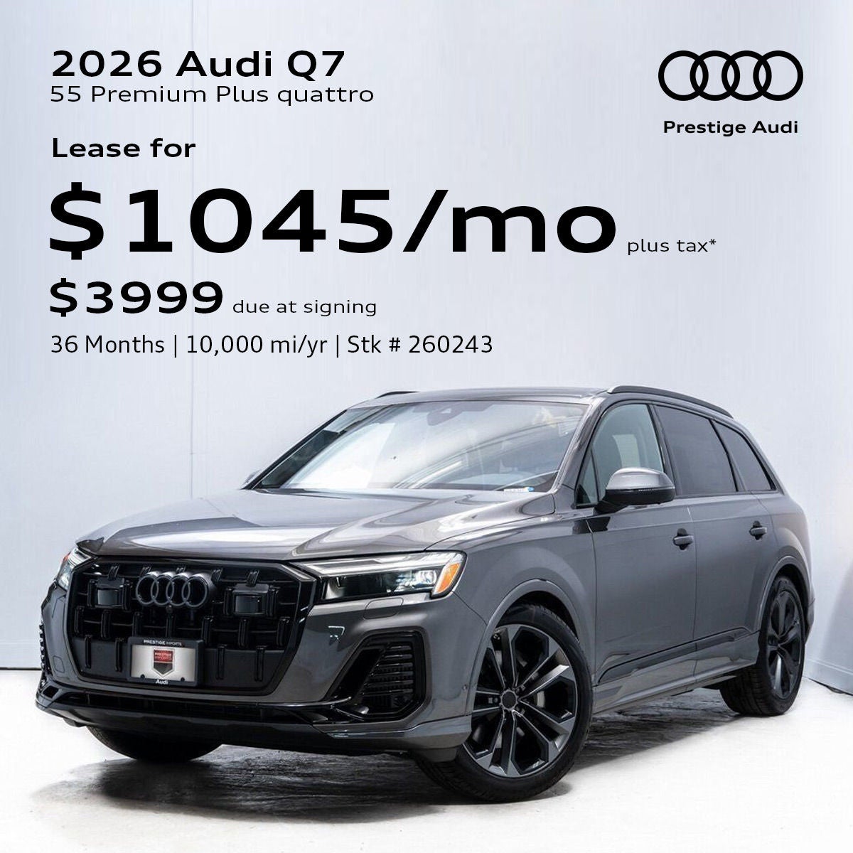 Audi Q7 Lease Offer