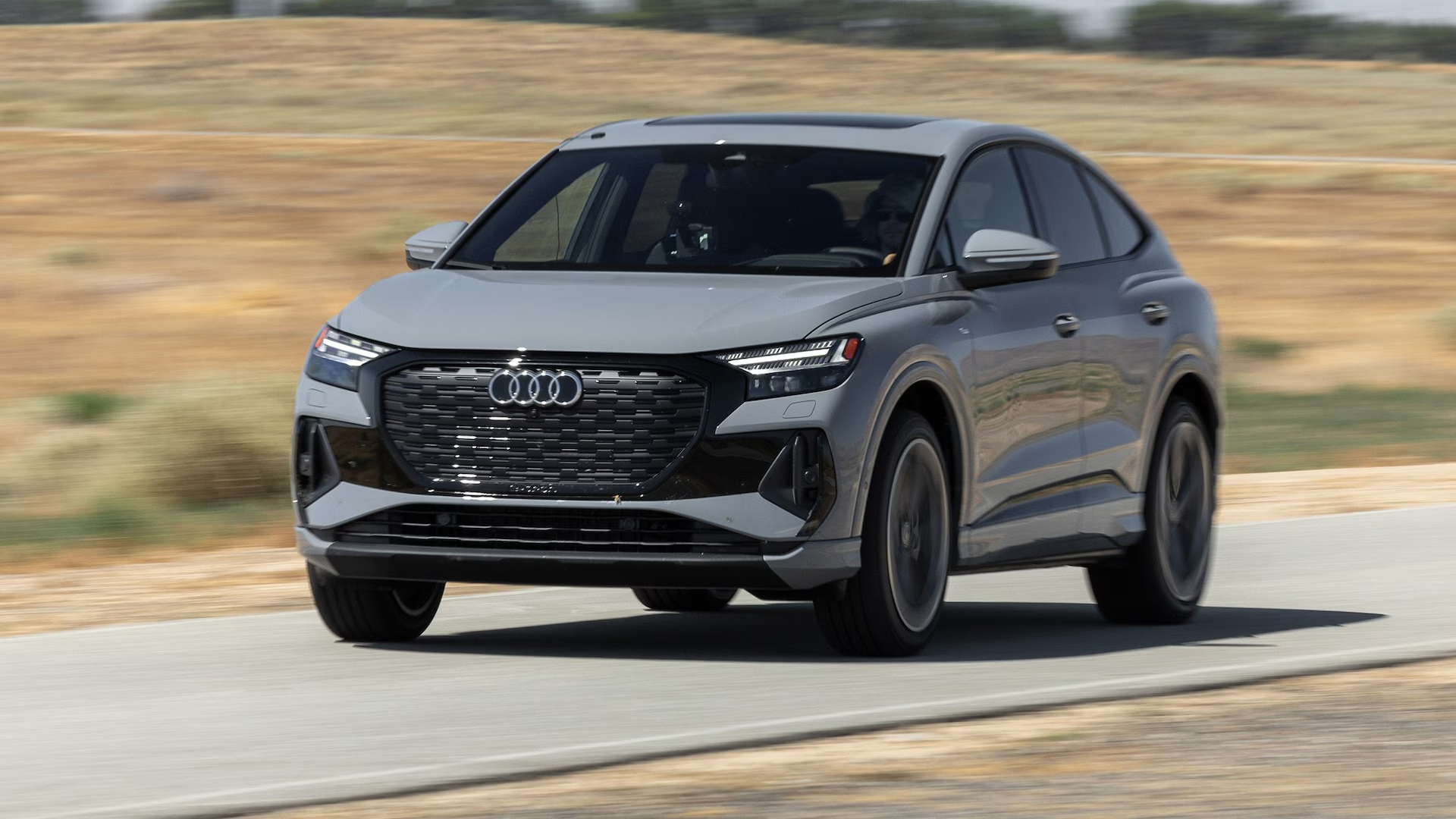 2025 Audi Q4 Sportback e-tron Driving