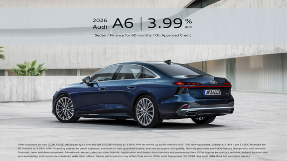2026 Audi A6 APR Offer in Little Rock, Arkansas