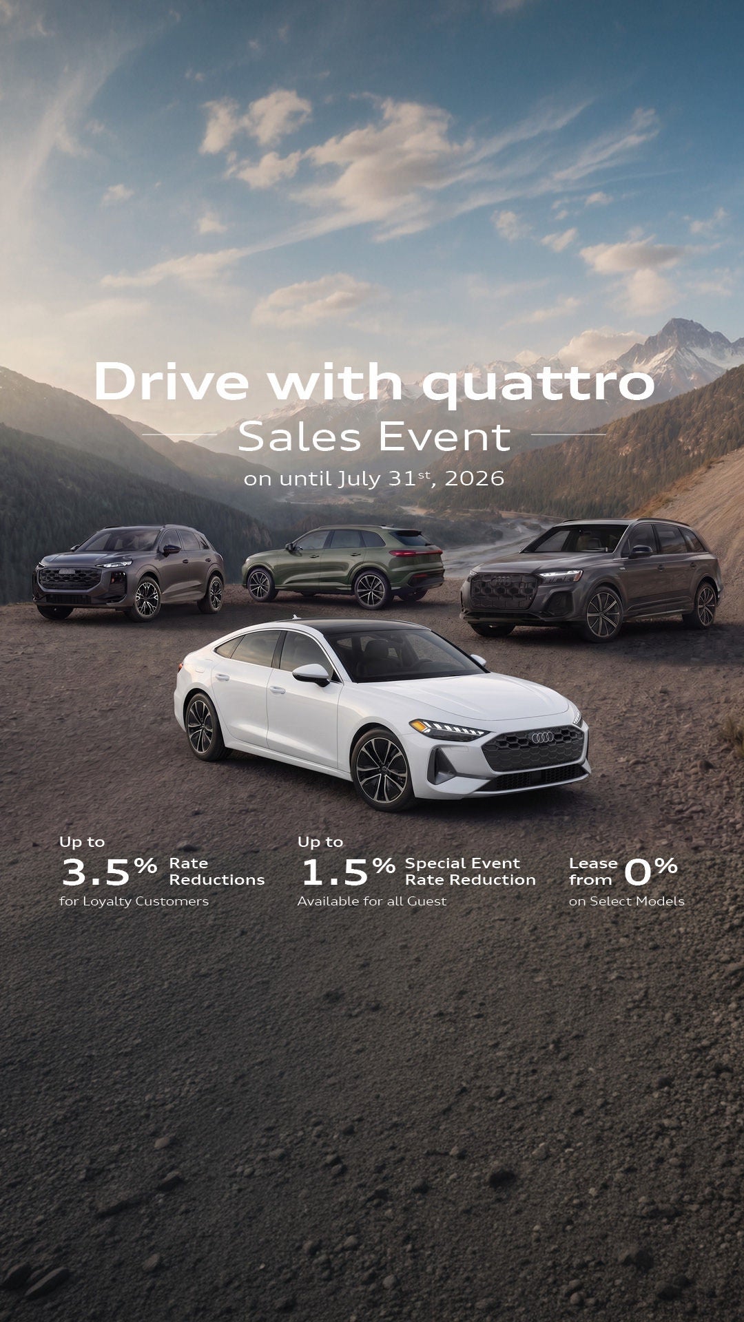 Audi Boundary located centrally to Burnaby, Coquitlam, and Vancouver