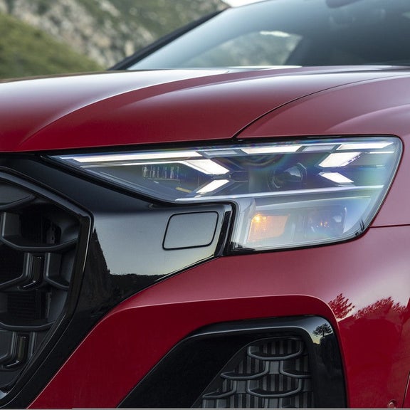 2026 Audi SQ8 HD Matrix-design LED headlight detail at Audi Sewickley