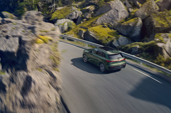 The 2026 Audi Q5 on the road