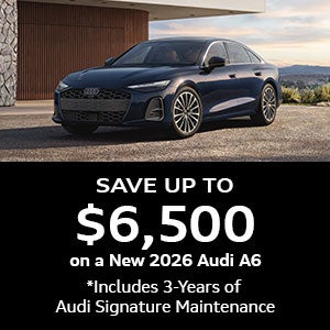 Save up to $6,500 on a New 2026 Audi A6