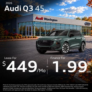2026 Audi Q3 Lease Offer.