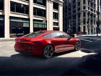 Rear view of Audi A7