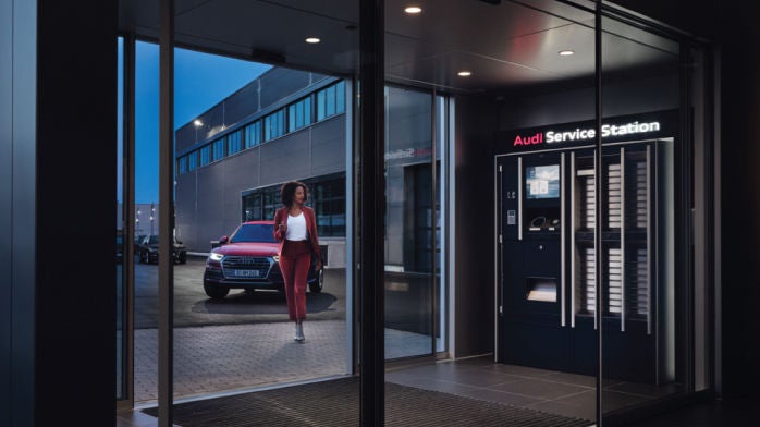 Audi Uptown Service Reception Entrance to building