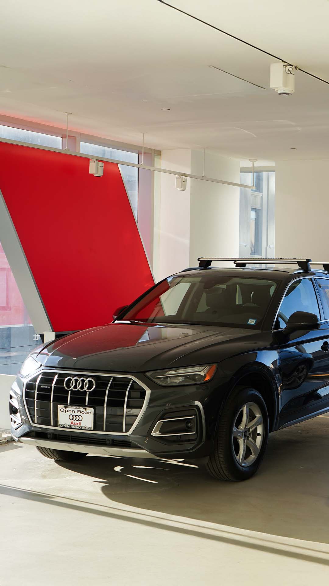 Front profile of Audi vehicle