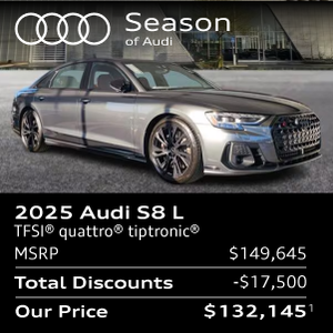 2025 Audi S8 L TFSI® quattro® tiptronic®