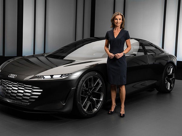 Portrait of Hildegard Wortmann.