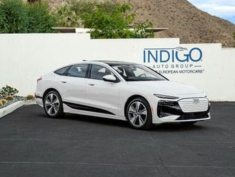 front facing 2025 Audi A6 Sportback e-tron parked