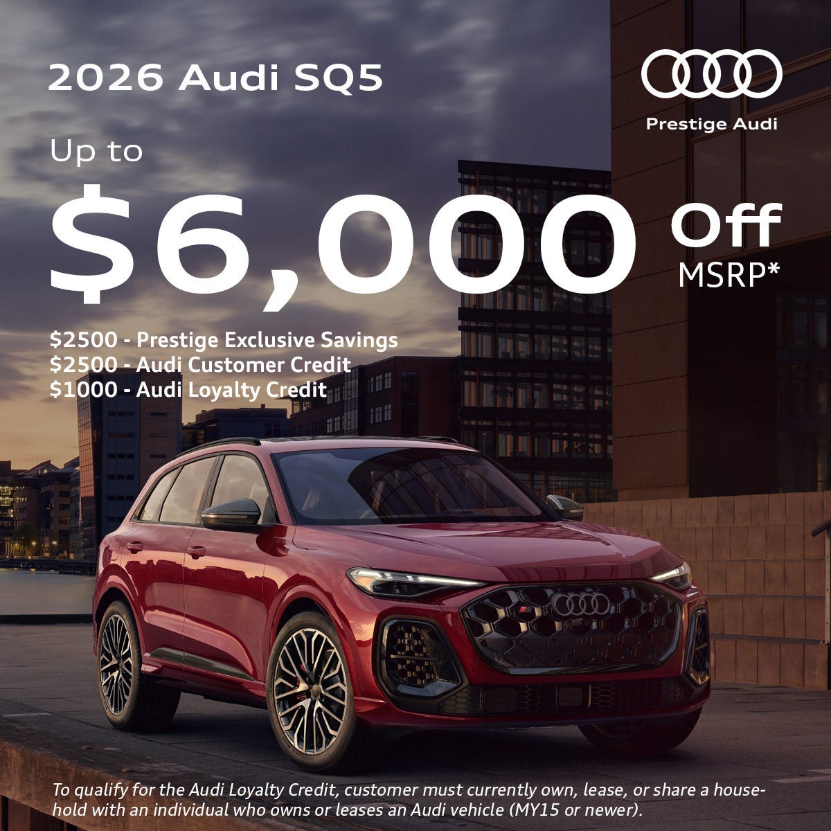 2026 Audi SQ5 - Discount offer