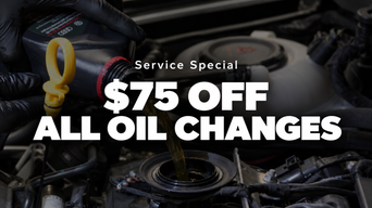 $75 off ALL oil changes