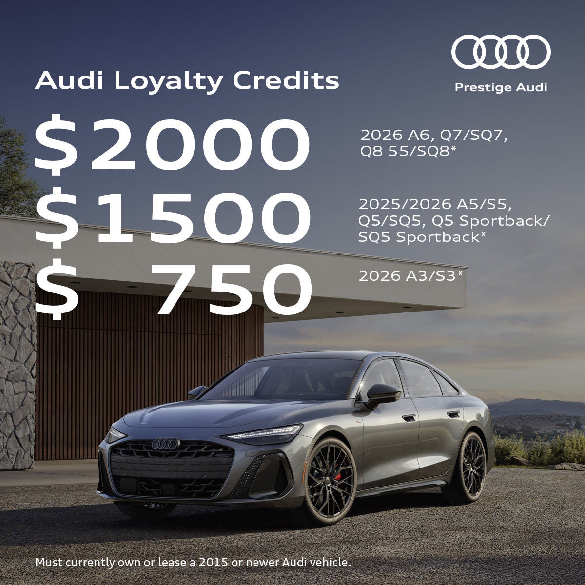 Audi Loyalty Credit